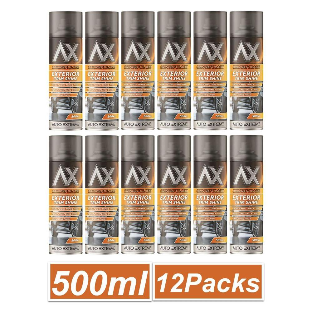 Auto Extreme 12X - Bring it Black Exterior Trim Shine Spray 500ml