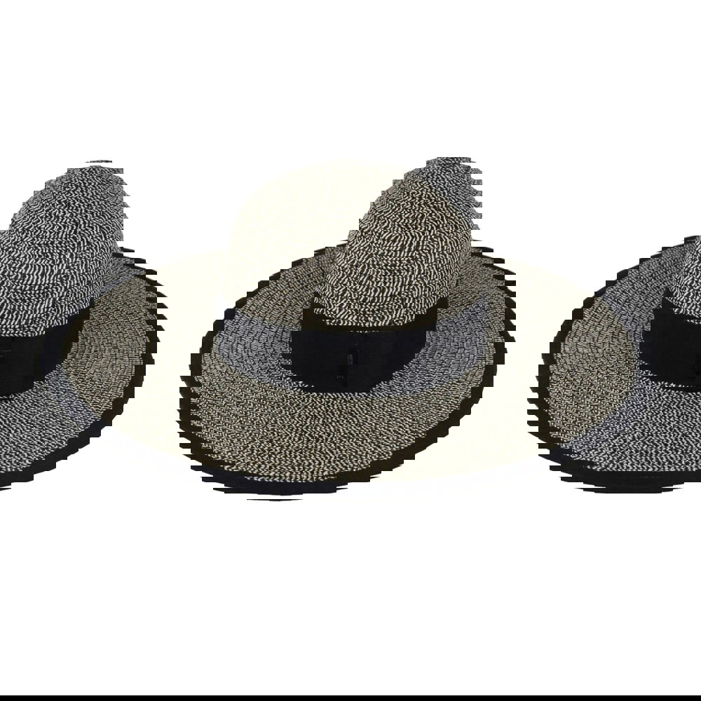 Regatta Womens/Ladies Straw Sun Hat - Black/Natural