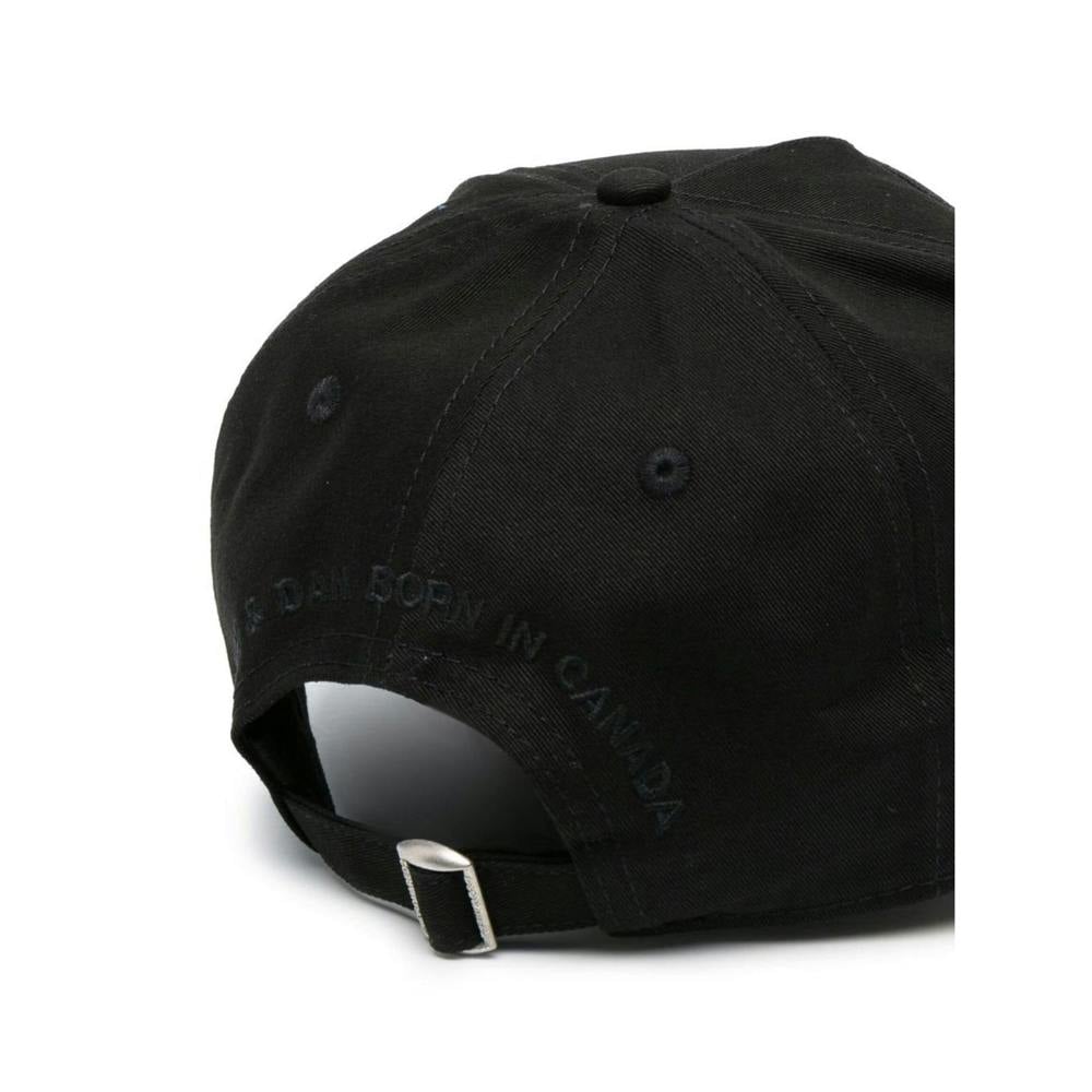 Dsquared Flag Patch Logo Cap   in  Black