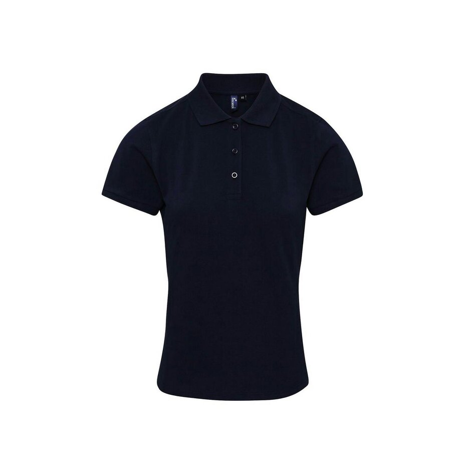 Premier Womens/Ladies Coolchecker Plus Polo Shirt - Navy - Navy