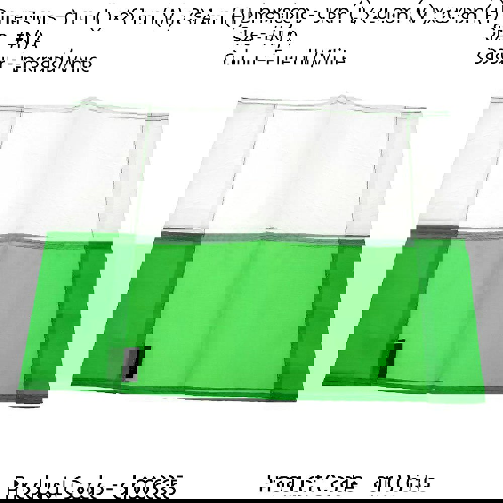 Single All Weather Football Corner Flag - EMERALD GREEN & WHITE - Outdoor Poly