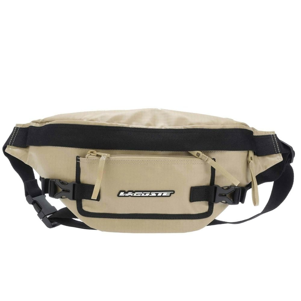 Lacoste Print Logo Waist Bag - Brown