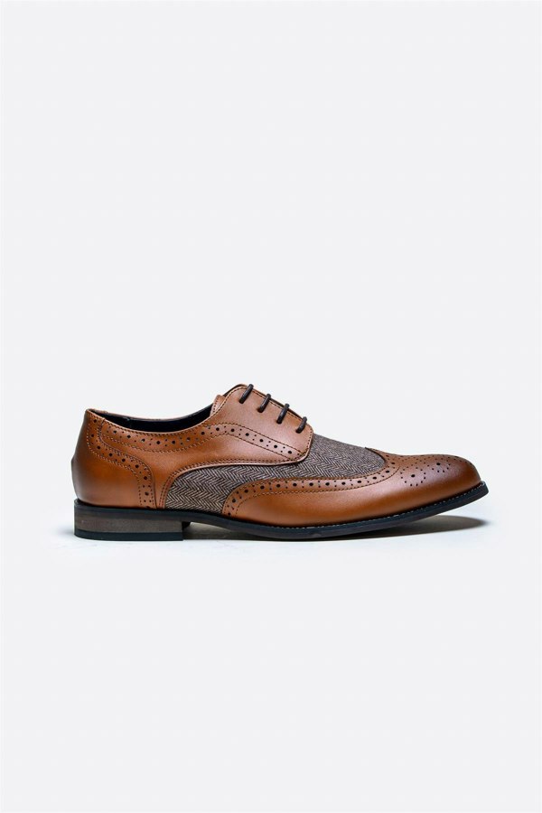 Oliver tan shoe side