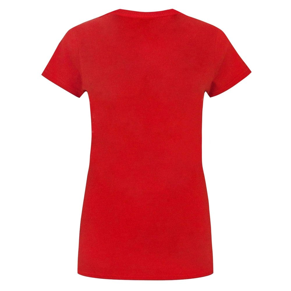 Disney Womens/Ladies Snow White Distressed T-Shirt - Red