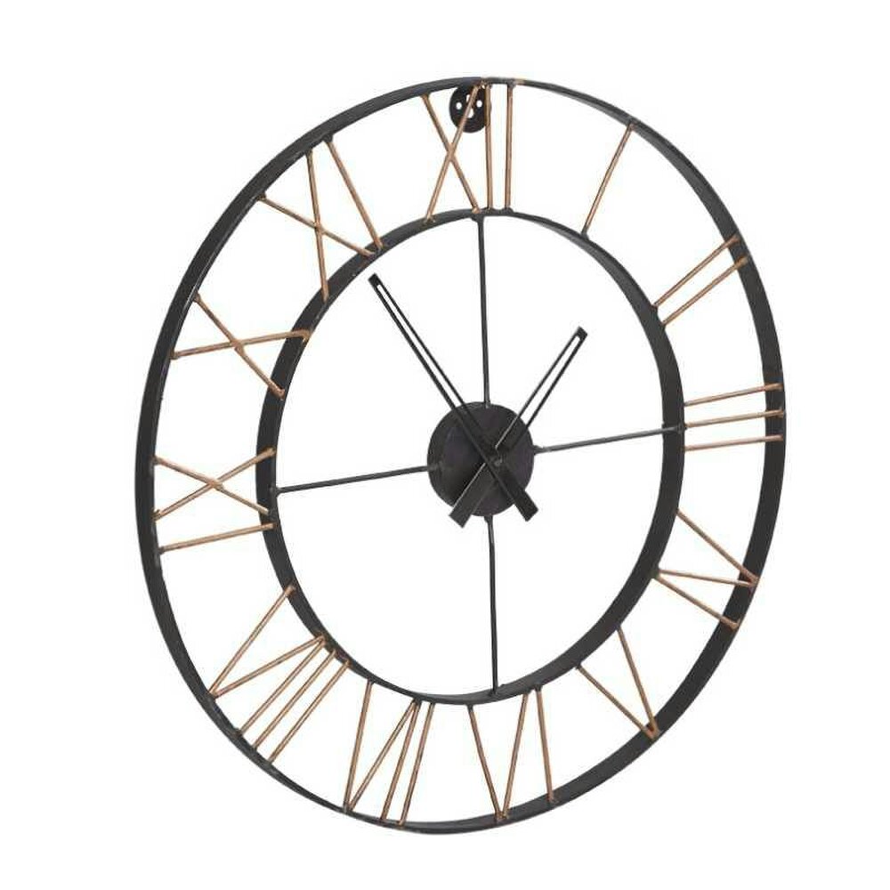 Wyld Haus Inari Large Industrial Metal Wall Clock
