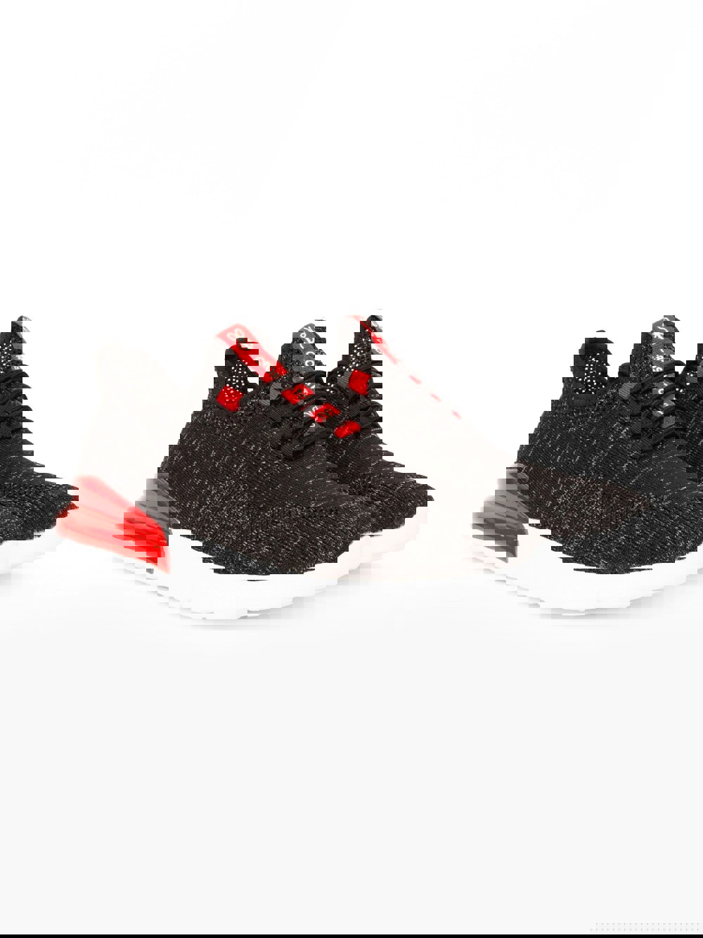 Crosshatch Smitlay MVE Trainers Black/Red