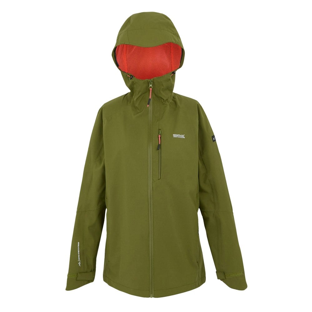 Regatta Womens/Ladies Birchdale II Waterproof Jacket - Nephrite Green/Peach Bloom