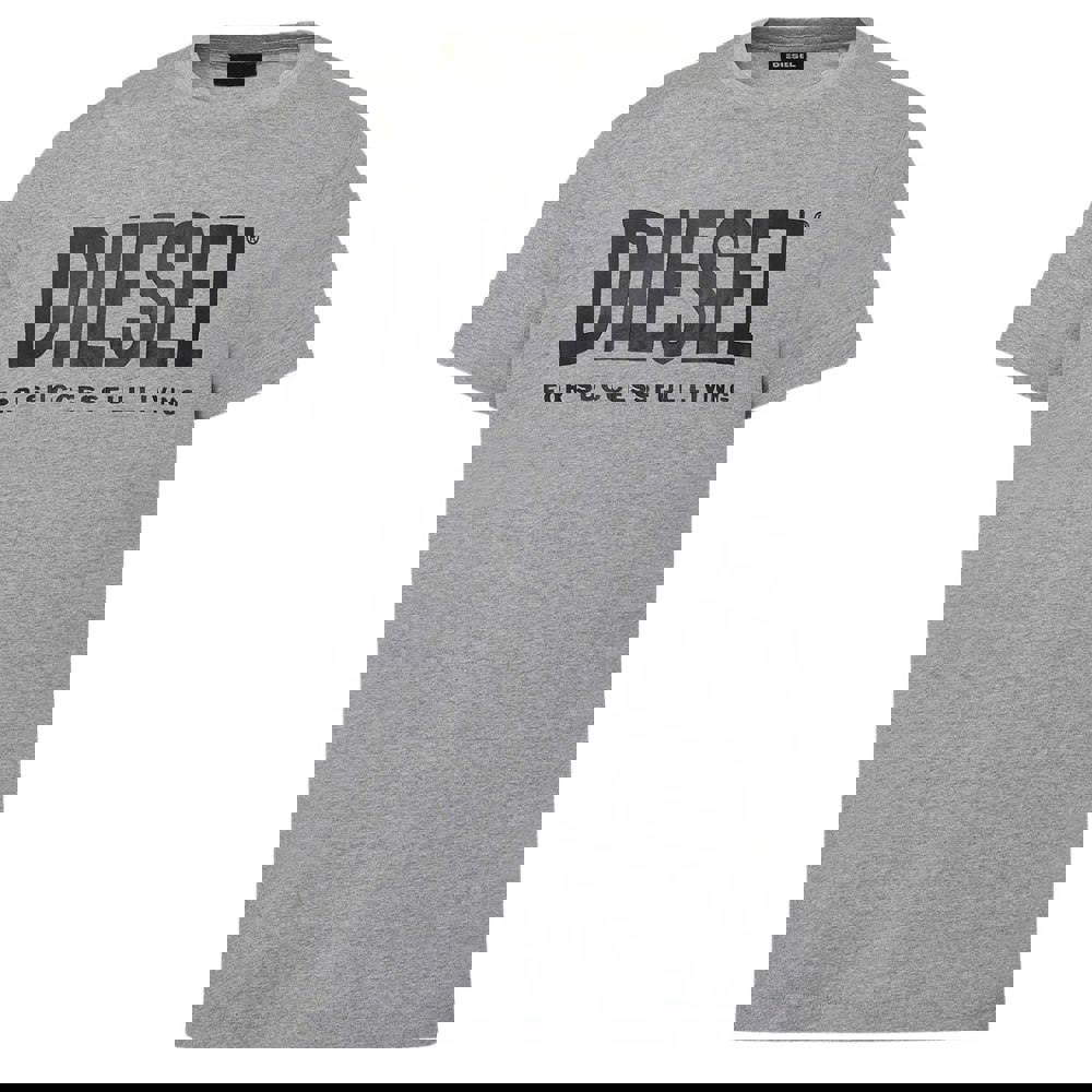 Diesel For Successful Living Logo Grey T-Shirt S