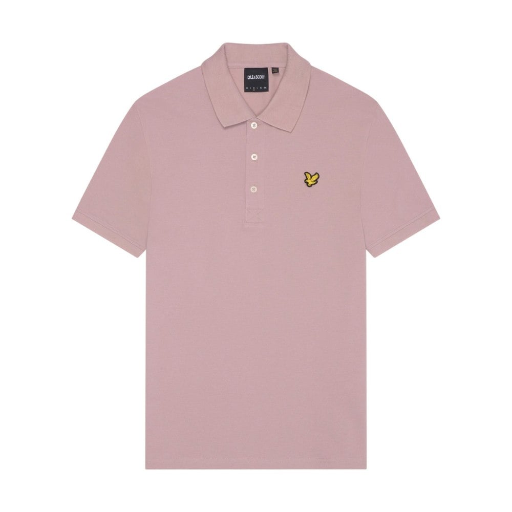 Lyle & Scott Mens Plain Polo Shirt - Field Thistle