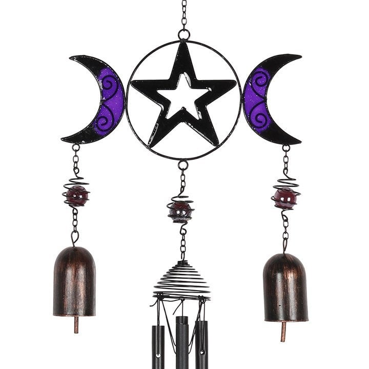 Serano Triple Moon Windchime with Bells