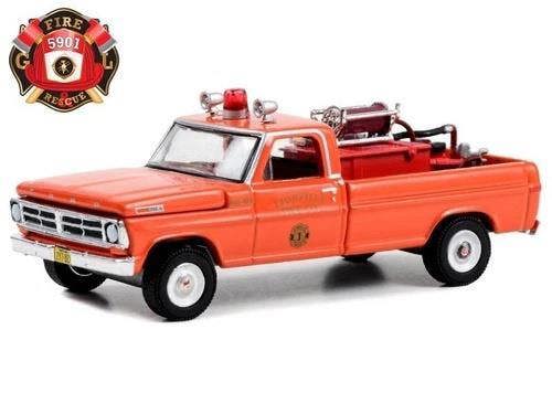 MCSlots 1972 Ford F-250 Lionville Fire Pennsylvania 1:64 Greenlight 67050A