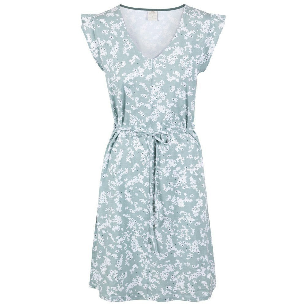 Trespass Womens/Ladies Holly Ditsy Print Short-Sleeved Dress - Dusty Teal