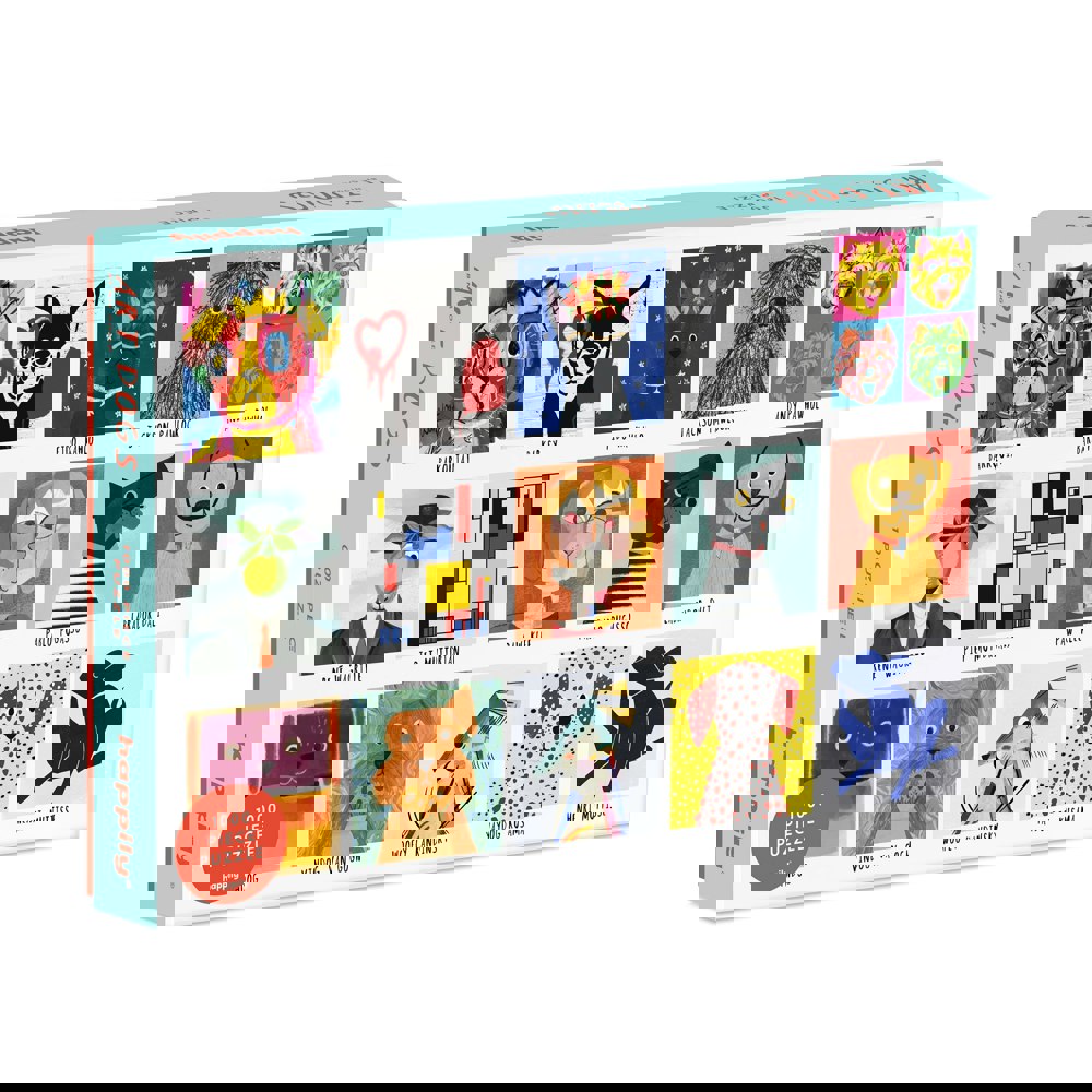 Happily Puzzles Art Dogs - 1,000 Piece Jigsaw Puzzle
