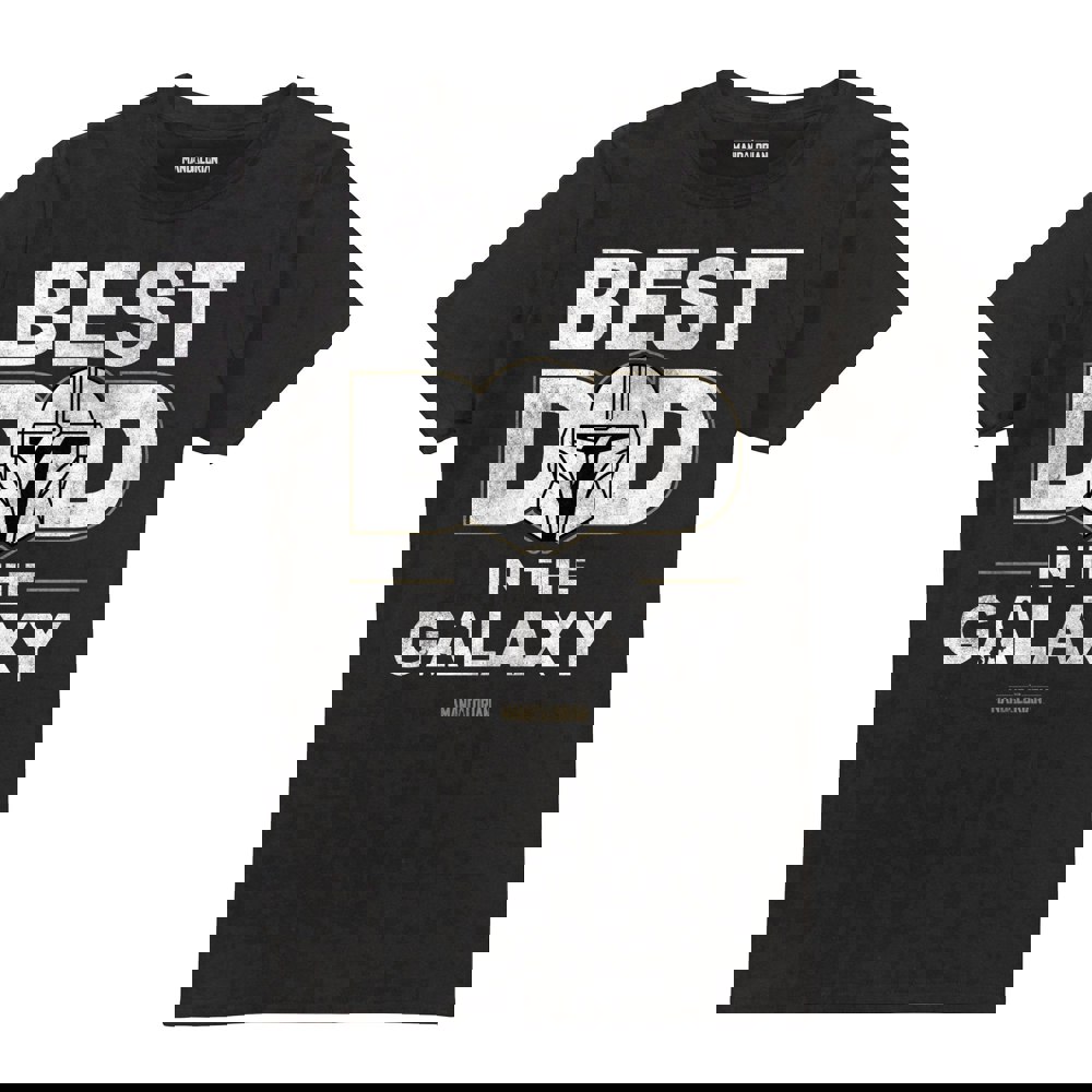 Star Wars Mens Best Dad In The Galaxy T-Shirt - Black