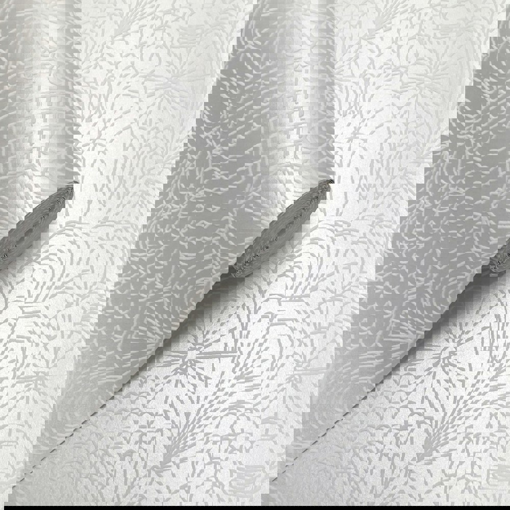 POP white flock / silver lustre