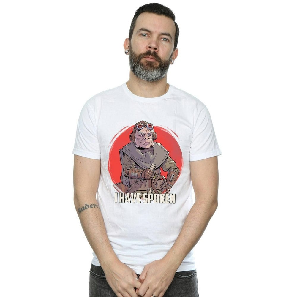 Star Wars Mens The Mandalorian I Have Spoken T-Shirt - White