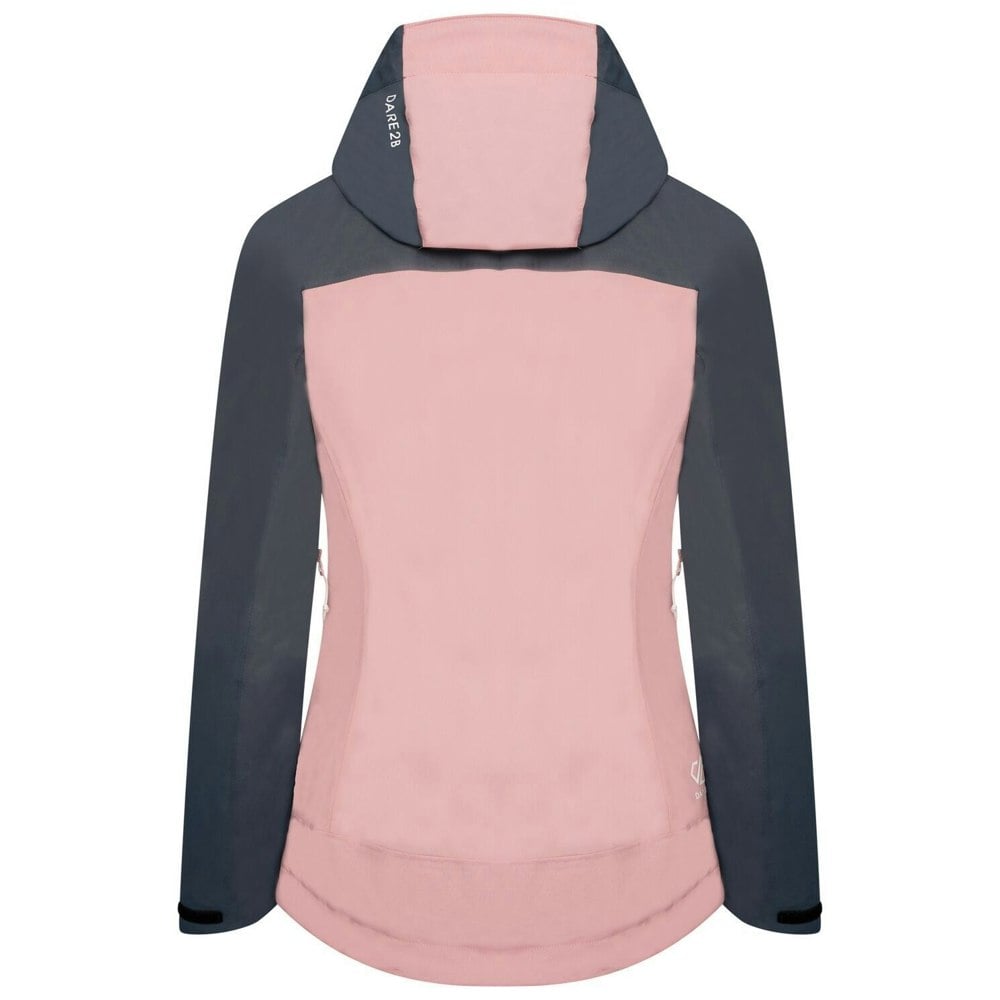 Dare 2B Womens/Ladies Diverse II Waterproof Jacket - Powder Pink/Bluestone