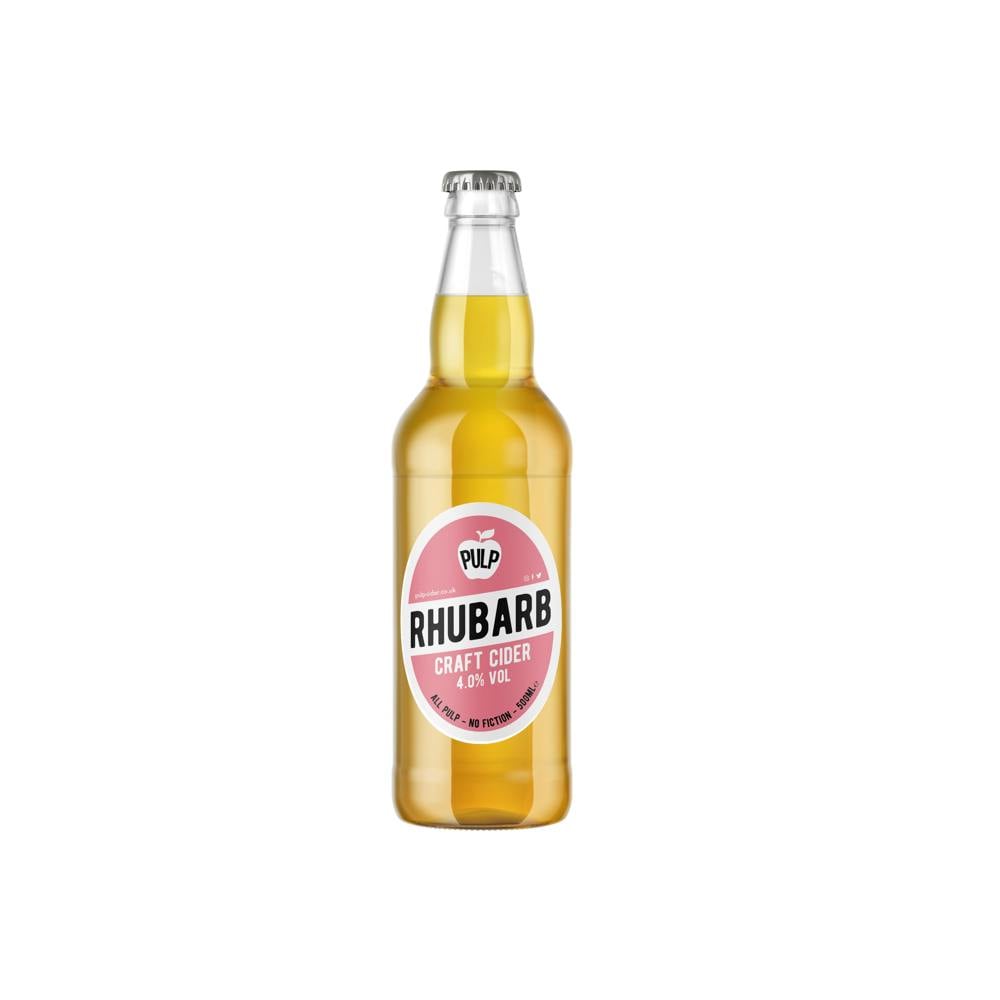 PULP Cider PULP Rhubarb 4% 500ml Bottles