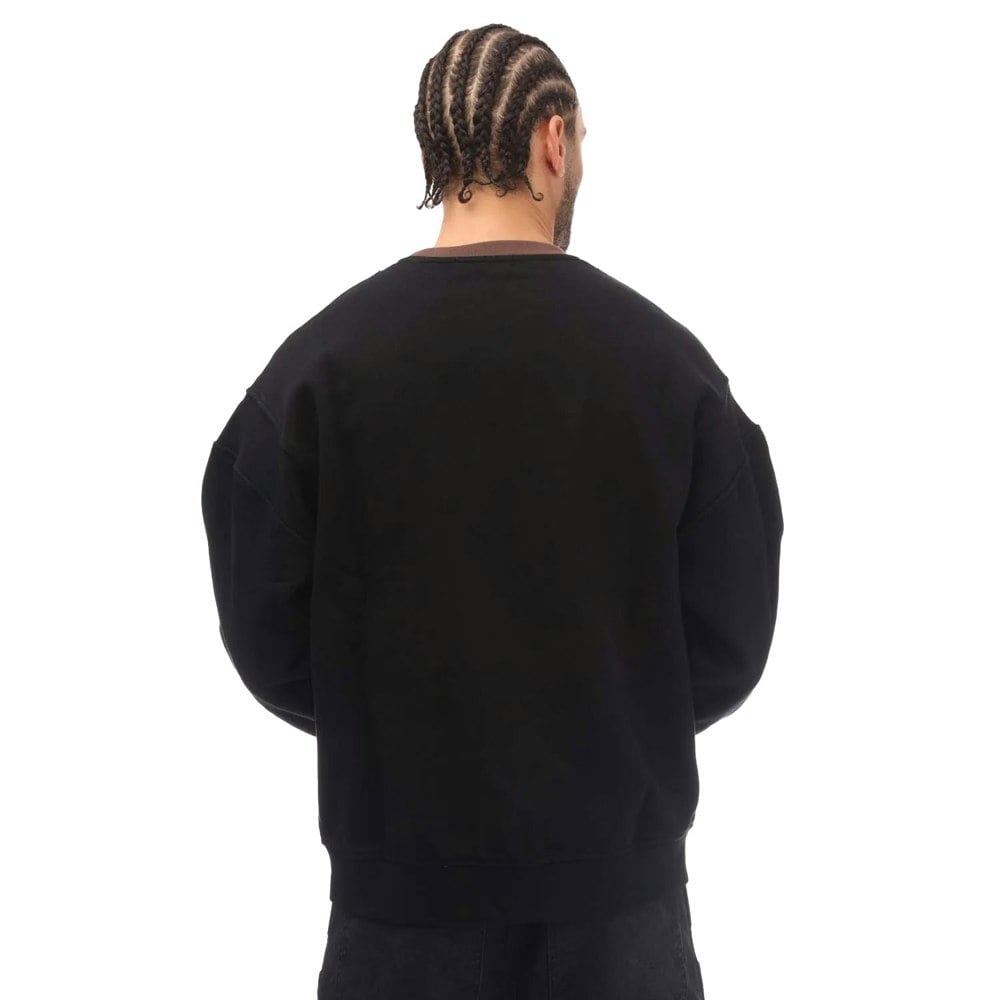 Ambush Unisex Adult Varsity Crew Neck Sweatshirt - Black
