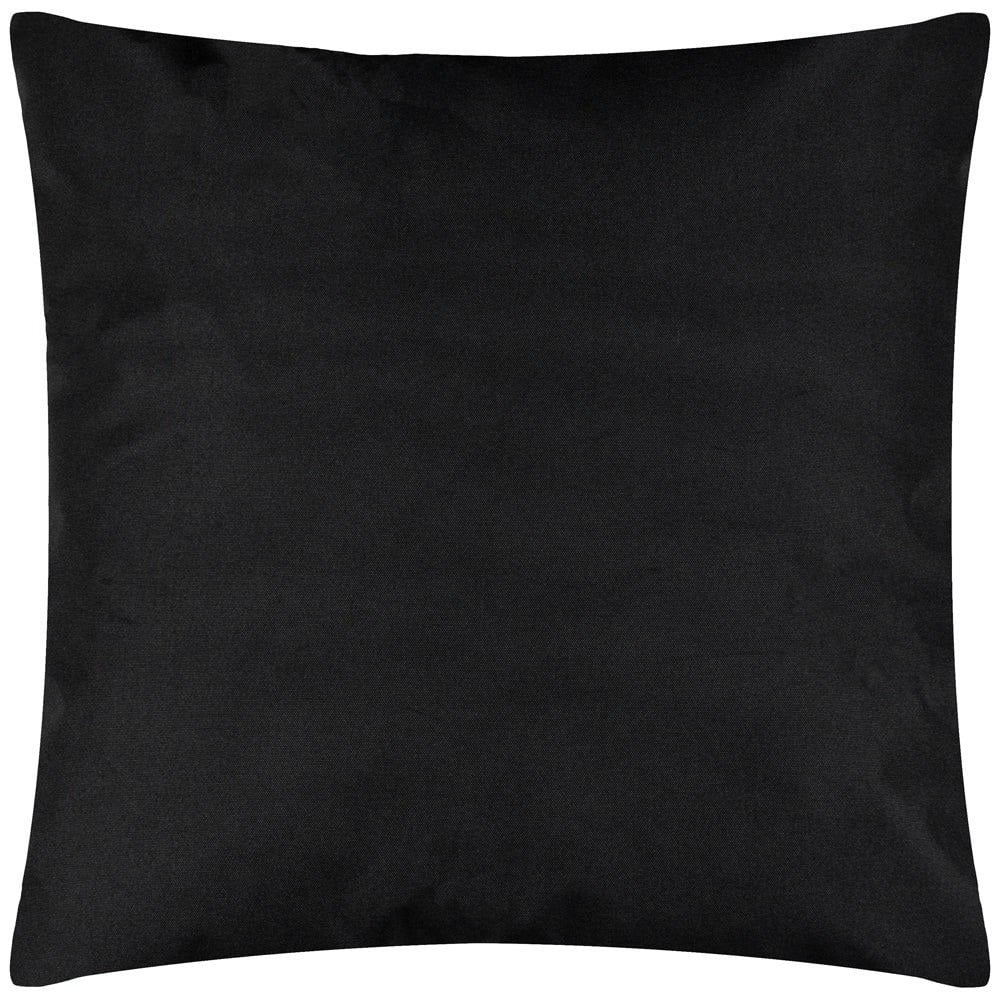 Furn Wrap Plain Outdoor Cushion Cover - Black