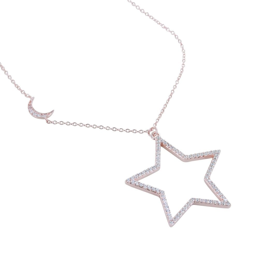 Reeves & Reeves Estrella Rose Gold Star Necklace