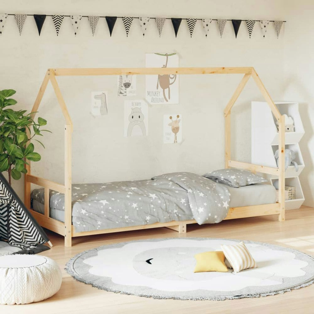 Berkfield Kids Bed Frame 80x200 cm Solid Wood Pine