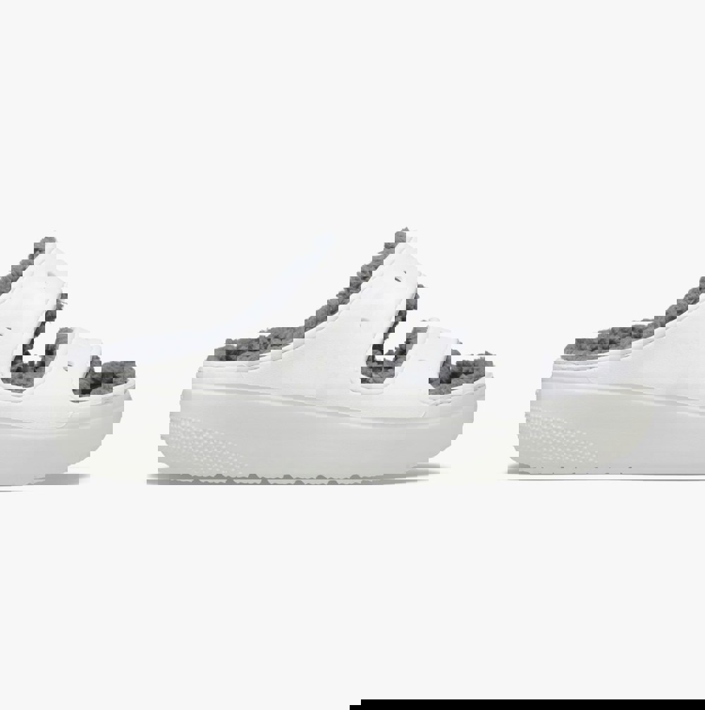 Crocs 207446-100 CLASSIC COZZZY Womens Sliders White