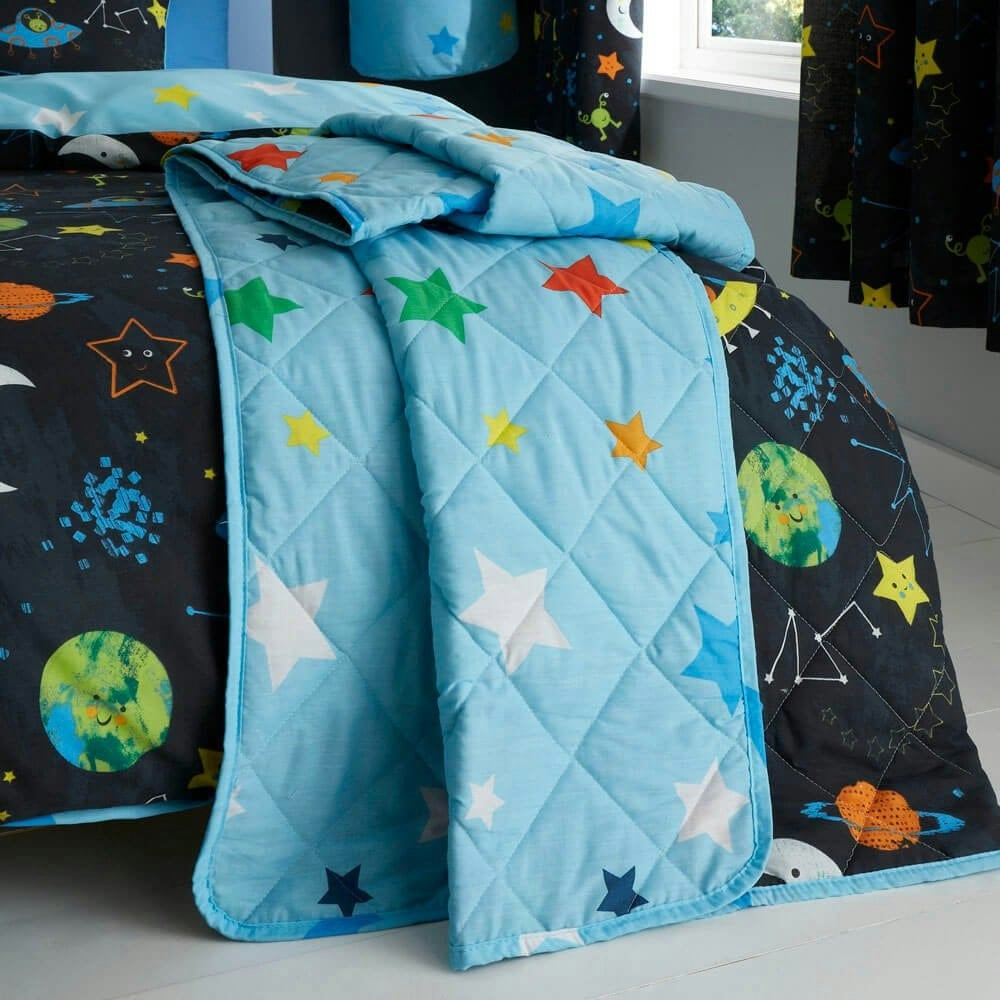 Alien Adventure Quilted Throw Throw - Happy Linen Company