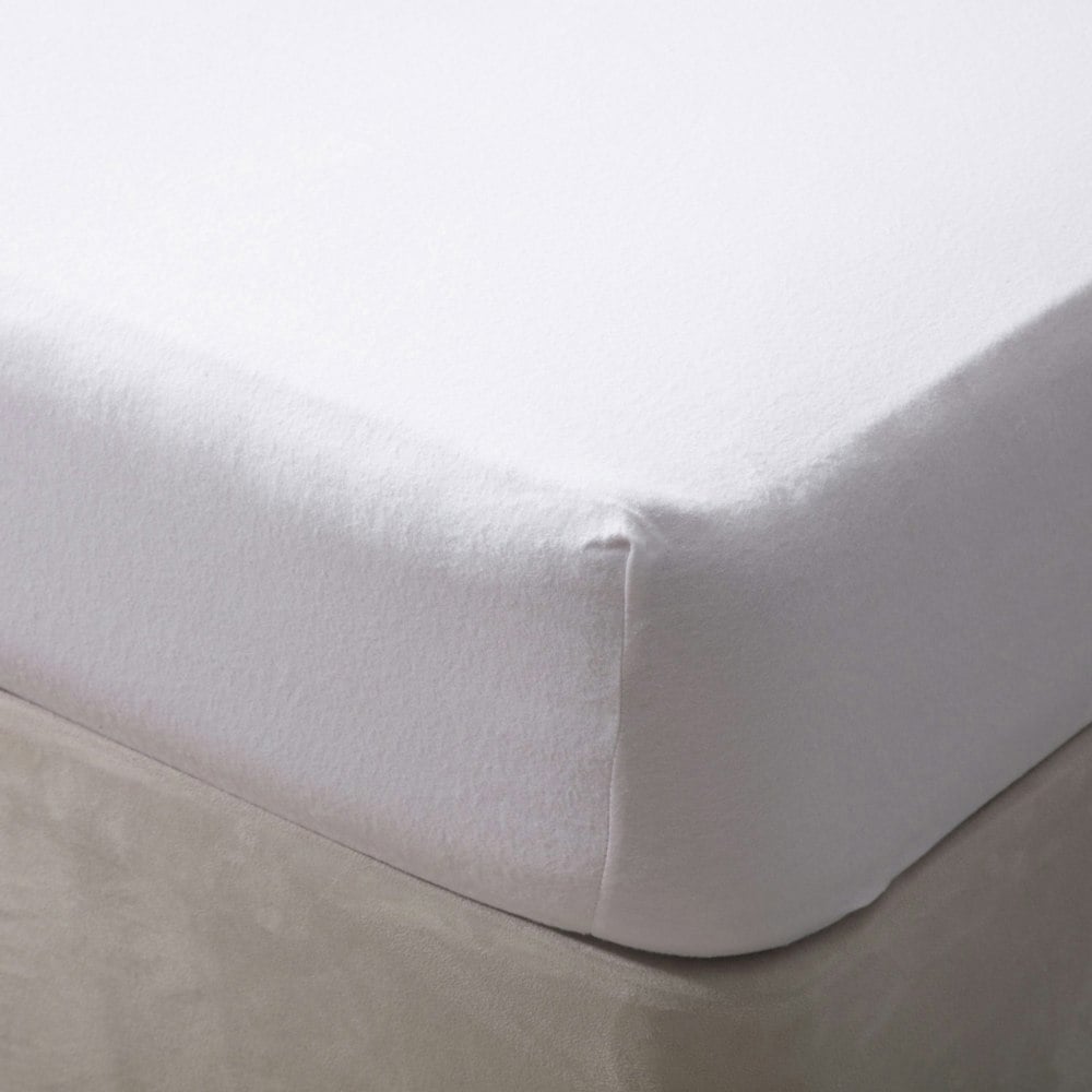 Belledorm Jersey Cotton Fitted Sheet - White