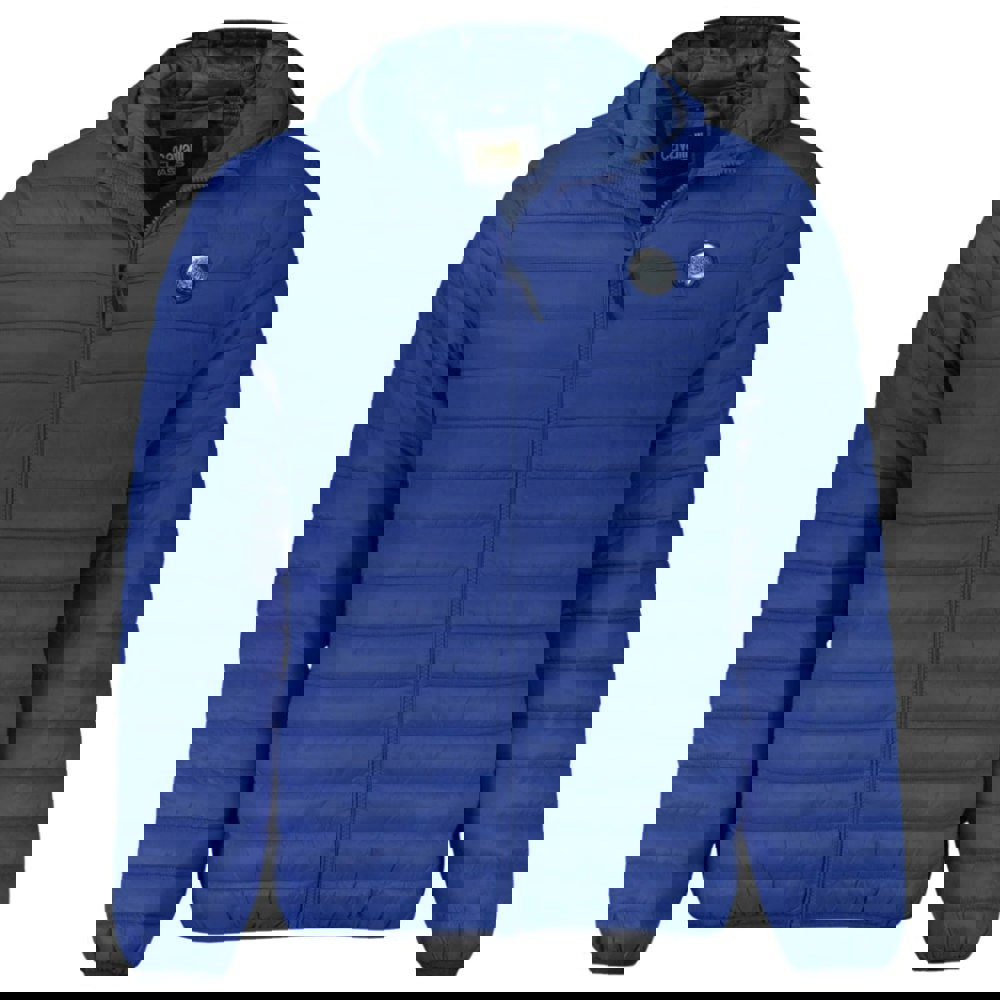 Cavalli Class Plain Quilted Navy Blue Jacket s
