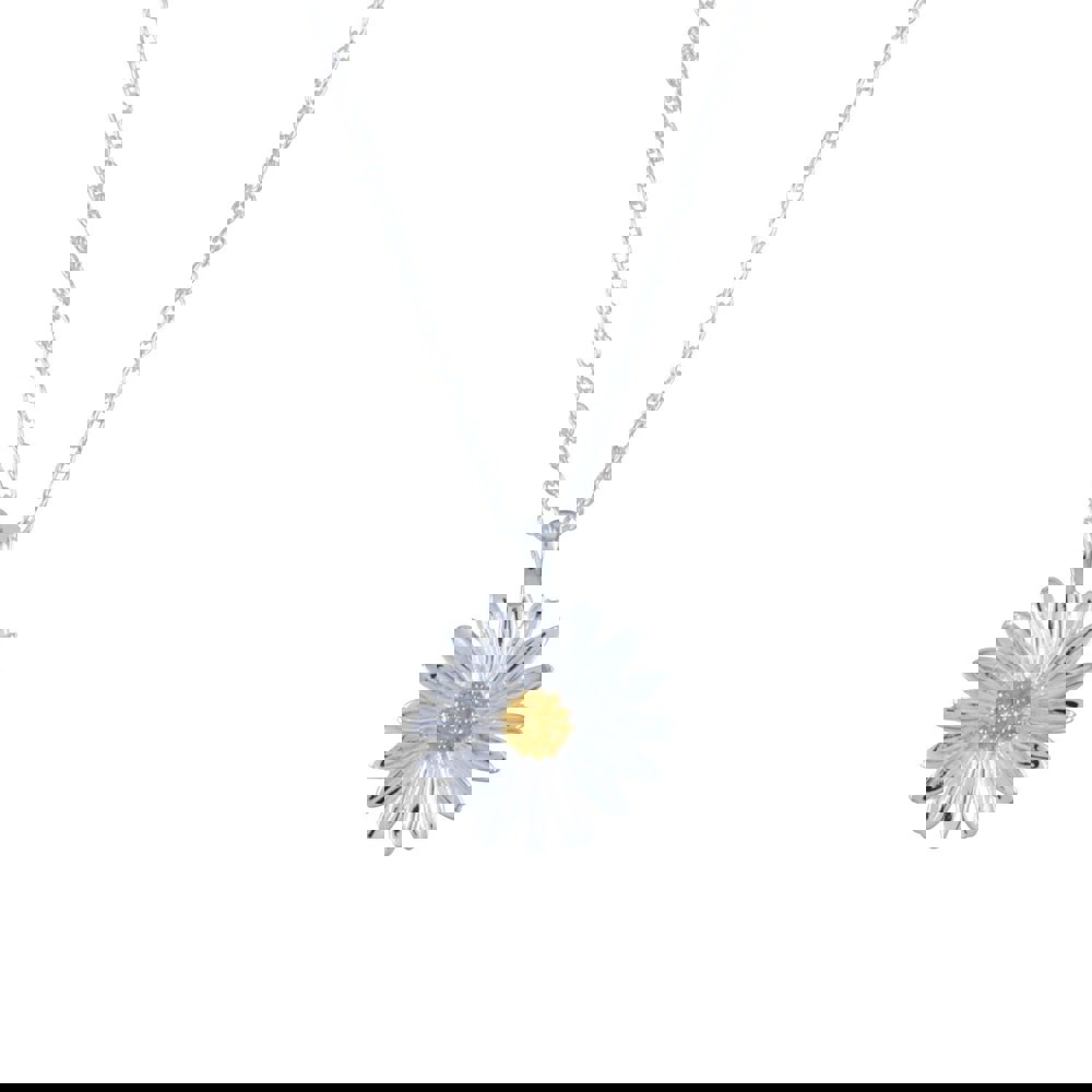 Sterling Silver Daisy Necklace - Reeves & Reeves