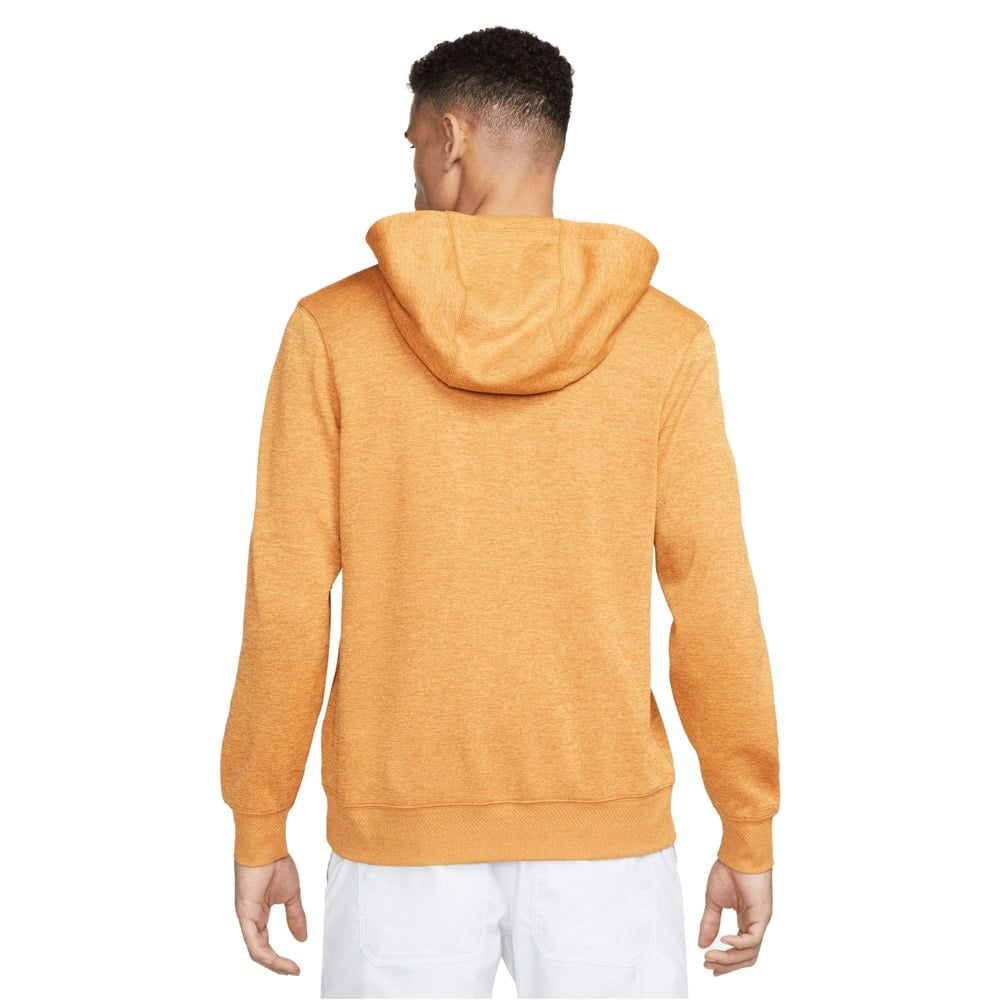 Nike Mens Dri-FIT Golf Hoodie - Monarch/Laser Orange/Brushed Silver