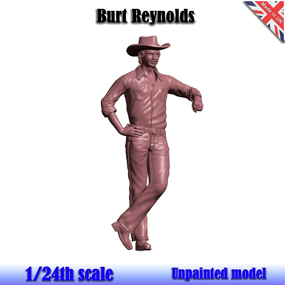 MCSlots Burt Reynolds Unpainted Figure 1:24 Scale Wasp