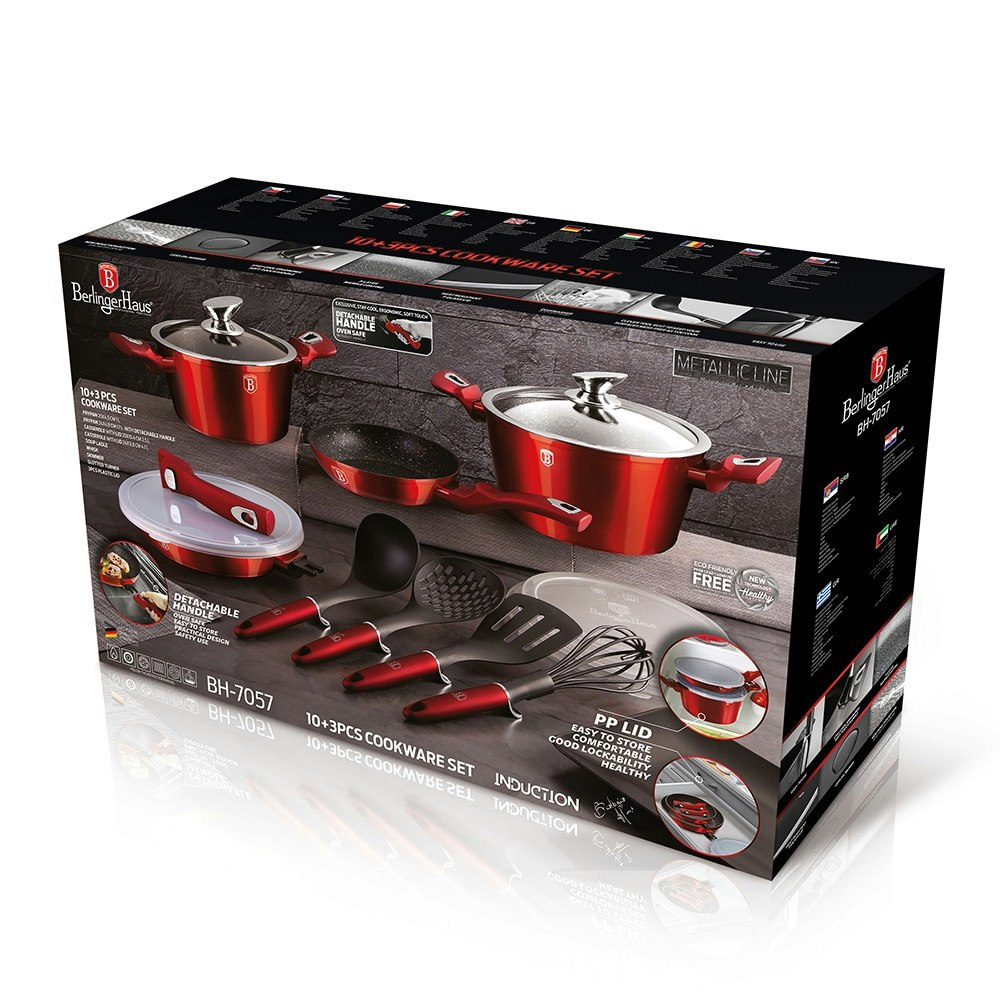 Berlinger Haus Burgundy Cookware Set Berlinger Haus BH7057