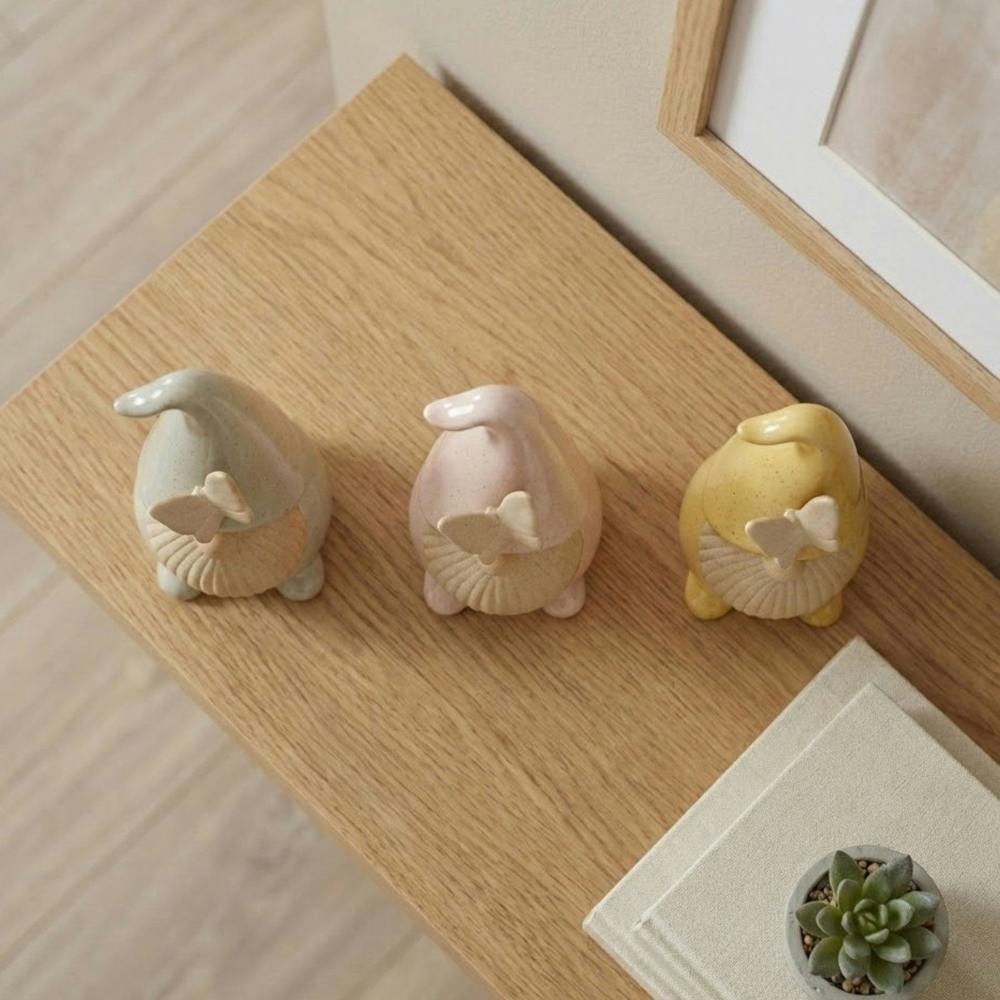 Garden Greatness Trio Pastel Butterfly Gonks Decoration