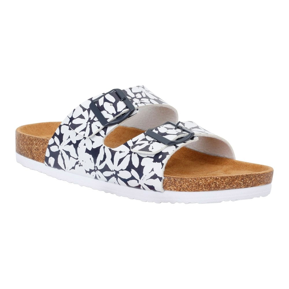 Regatta Womens/Ladies Mia Double Strap Sandals - Navy/White