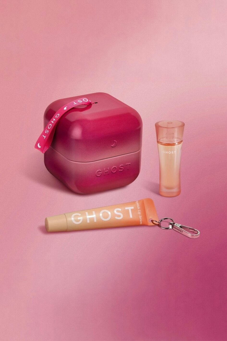 Ghost Sweetheart Gift Set For Women - Mini 10ml Spray & Peptide Lip Serum Keyring