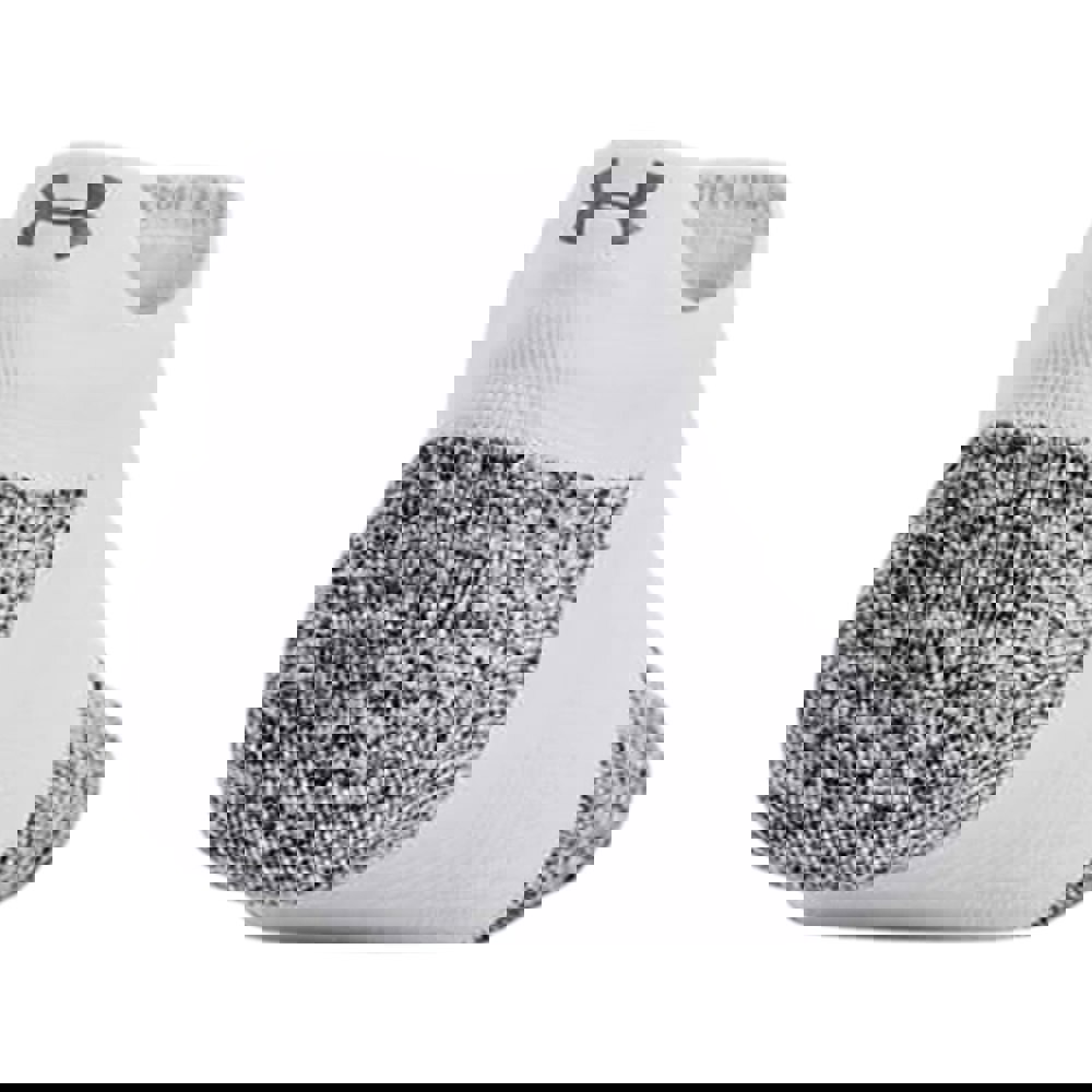 Under Armour Unisex Adult Cushioned Running Ankle Socks - White