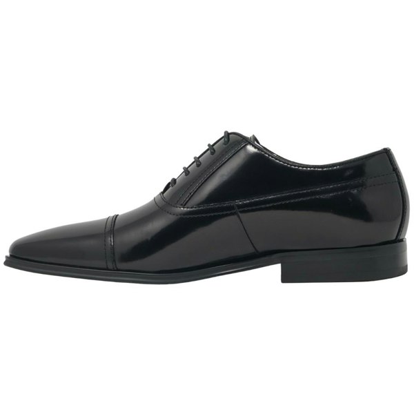 Versace Collection Leather Oxford Shoes - Black