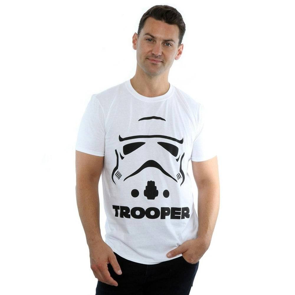 Star Wars Mens Stormtrooper Trooper T-Shirt - White