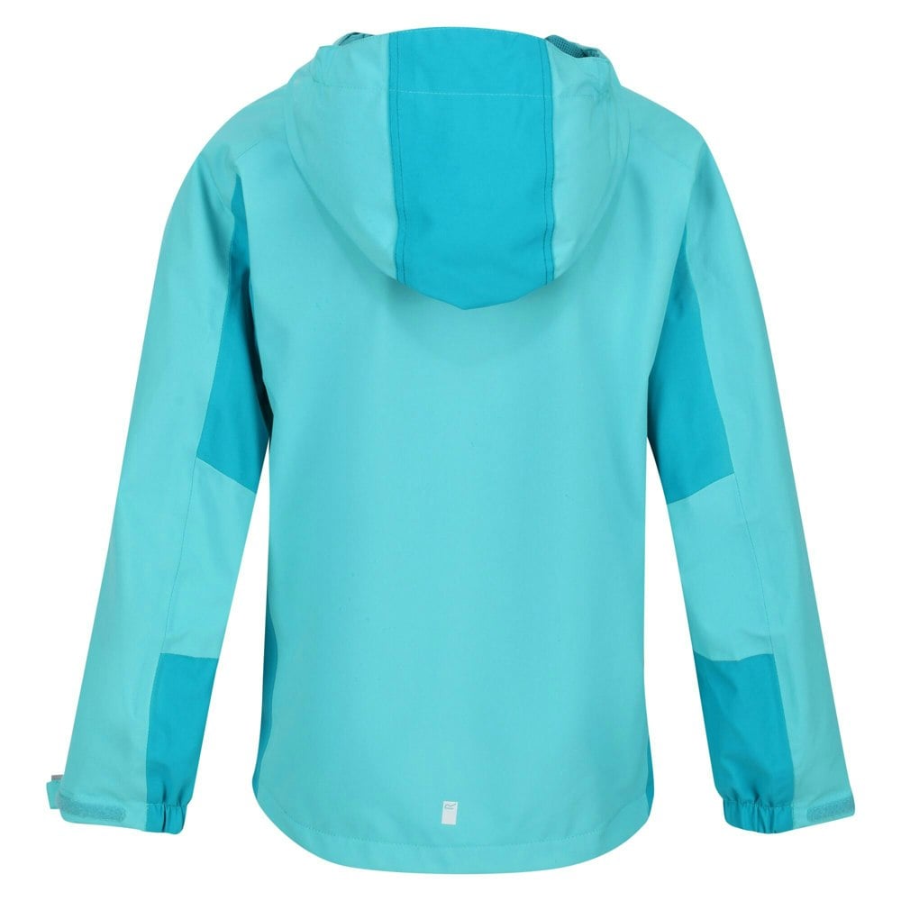 Regatta Childrens/Kids Highton III Waterproof Jacket - Turquoise/Enamel