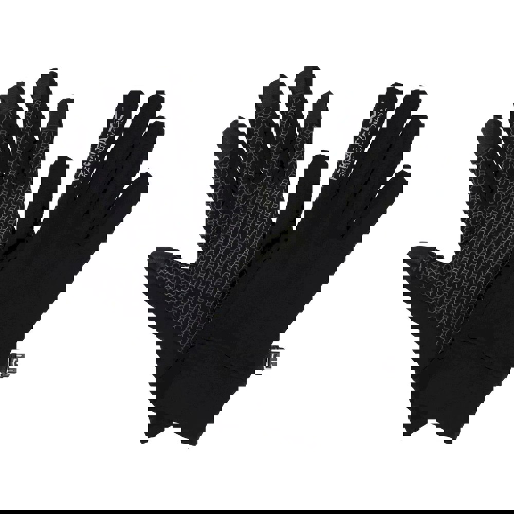 Regatta Childrens/Kids Grippy II Lightweight Gloves - Black/Dark Grey