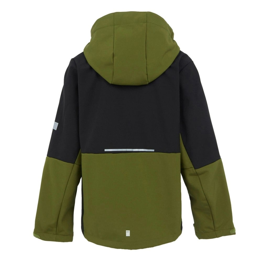 Regatta Childrens/Kids Haydenbury II Soft Shell Jacket - Nephrite Green/Black