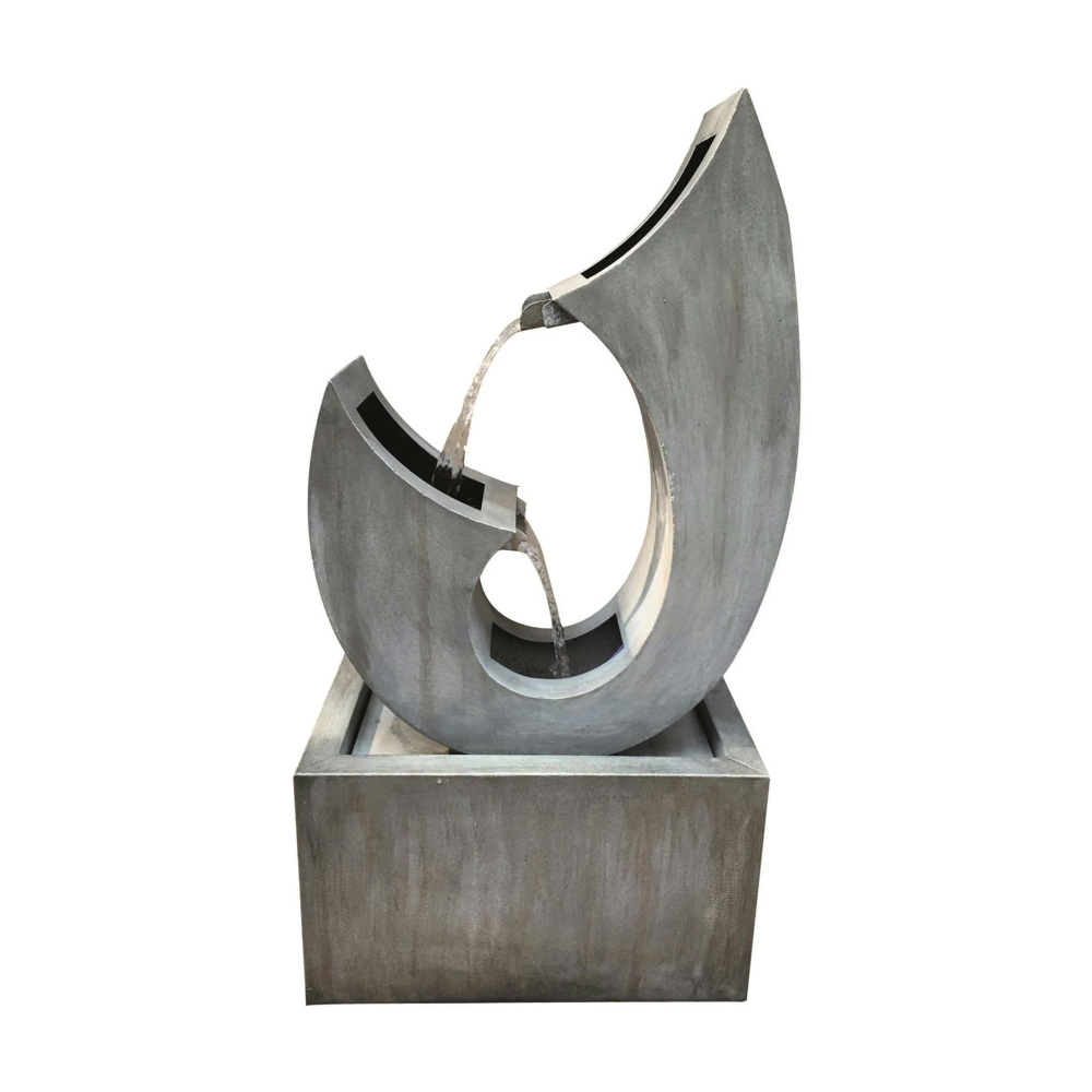 Tranquillity Water Features Trento Zinc Metal Water Feature