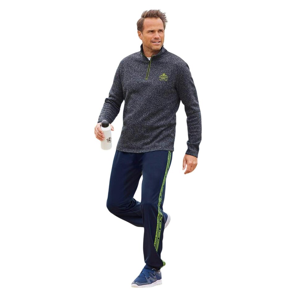 Atlas For Men Mens Sports Jogging Bottoms - Navy