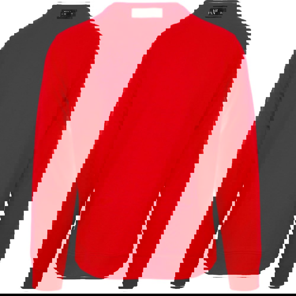 Plein Sport Large Circle Logo Red Jumper S