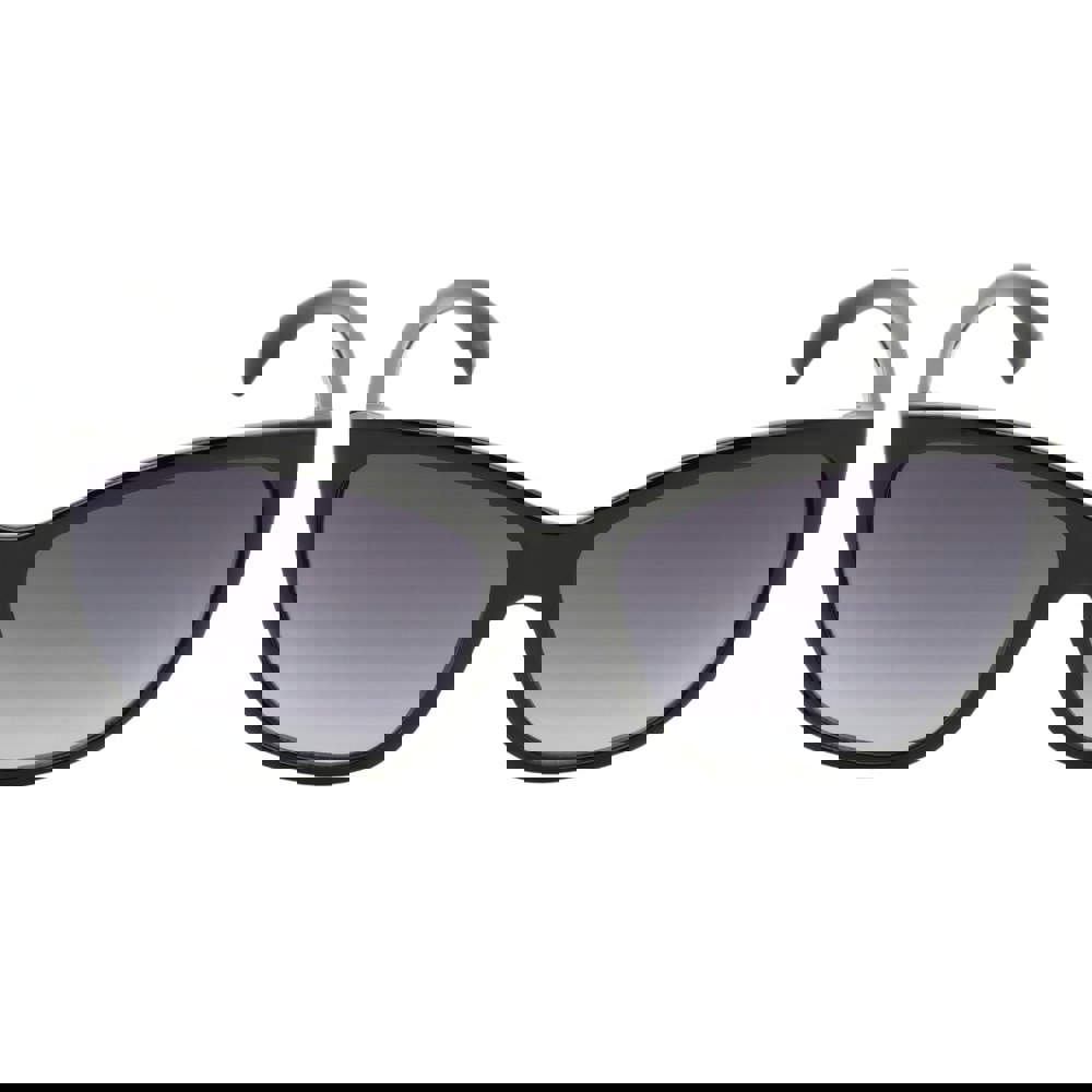 Calvin Klein Dark Grey Gradient Lens Black Sunglasses One Size