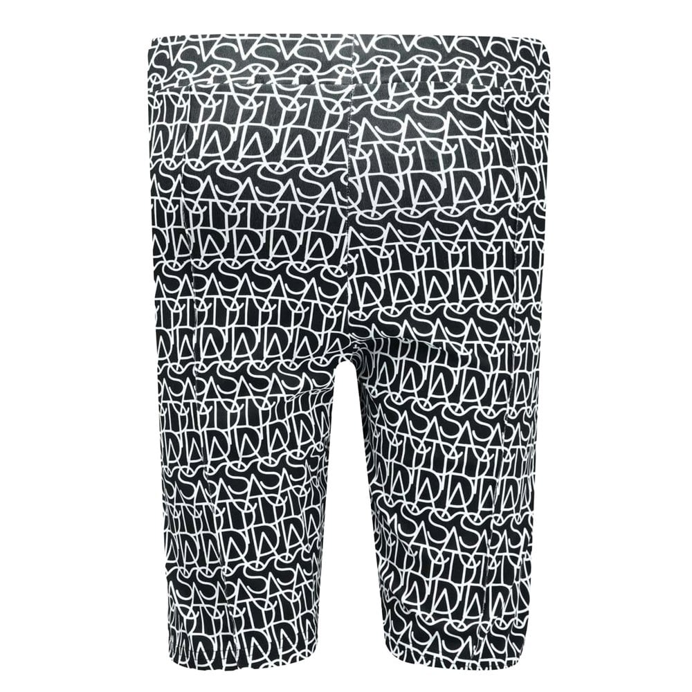 Adidas Boys Performance Script Shorts - Black/Pink