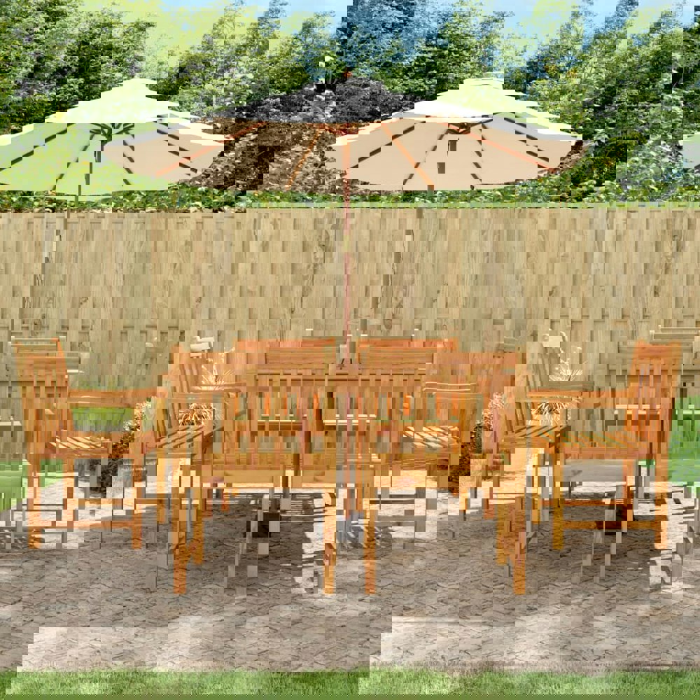 Berkfield Garden Chairs 6 pcs 56x55.5x90 cm Solid Wood Acacia