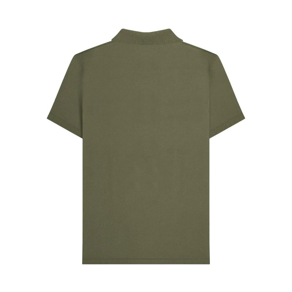 Lambretta Mens SS25 Classic Polo Shirt - Khaki Green